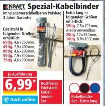 Norma KRAFT Spezial-Kabelbinder Angebot