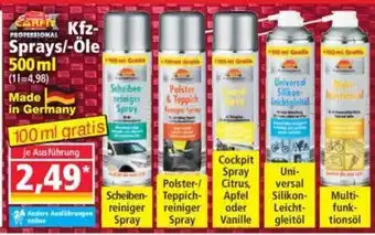 Norma Kfz- Sprays/-Öle 500 ml Angebot