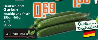 Klaas und Kock Deutschland Gurken 350-400g Angebot