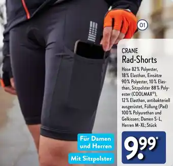 Aldi Nord CRANE Rad-Shorts Angebot