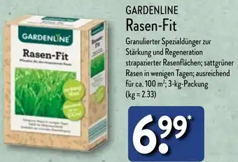 Aldi Nord GARDENLINE Rasen-Fit 3 kg Packung Angebot