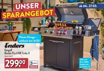 Aldi Nord Gasgrill Gasgrill Boston Pro 4 KR Turbo II Angebot