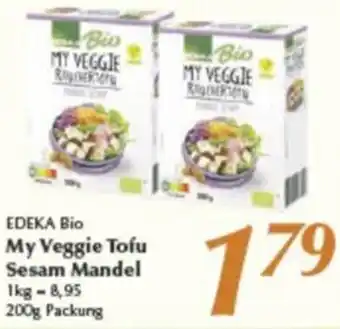 inkoop EDEKA Bio My Veggie Tofu Sesam Mandel 200g Packung Angebot