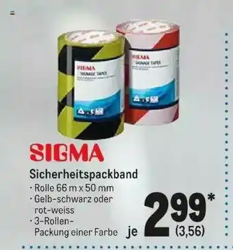 METRO Sigma Sicherheitspackband Angebot