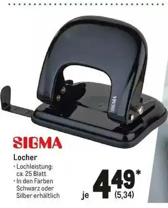 METRO Sigma Locher Angebot