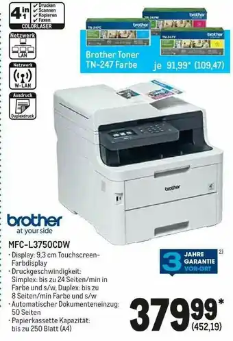 METRO Brother Mfc-l3750cdw Angebot