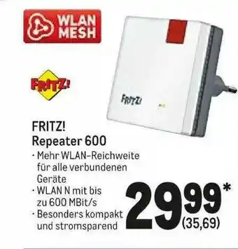 METRO Fritz! Repeater 600 Angebot