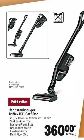 METRO Miele Handstaubsauger Triflex Hx1 Cat&dog Angebot