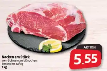 Markant Markt Nacken am Stück vom Schwein, mit Knochen, besonders saftig 1kg Angebot