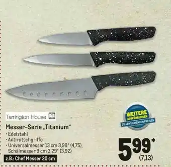 METRO Messer-serie Titanium Angebot