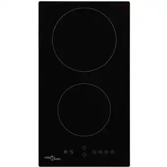 ManoMano Vidaxl - Glaskeramik-Kochfeld mit 2 Platten Touch Control 3000 w Angebot