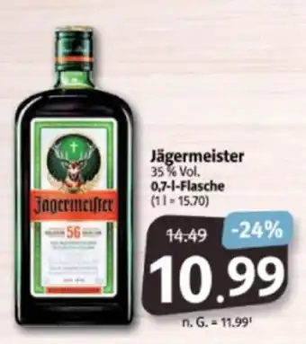 Markant Markt Jägermeister 35% Vol. 0,7-L Angebot