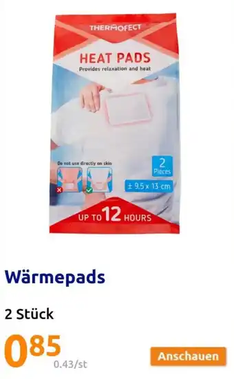 Action THERMOFECT Wärmepads 2 Stück Angebot