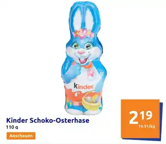 Action Kinder Schoko-Osterhase 110g Angebot