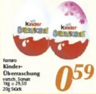 inkoop Ferrero Kinder Überraschung 20 g Angebot