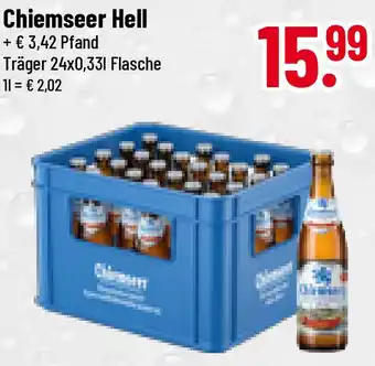 trinkgut Chiemseer Hell 24x0,33 L Flasche Angebot