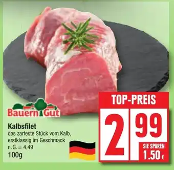 Edeka Bauern Gut Kalbsfilet 100 g Angebot