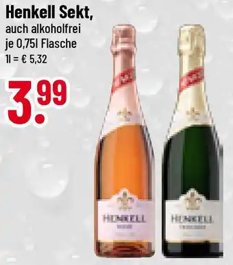 trinkgut Henkell Sekt 0,75 L Flasche Angebot