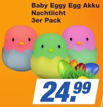 Expert Technomarkt MEGA Baby Eggy Egg Akku Nachtlicht 3er Pack Angebot