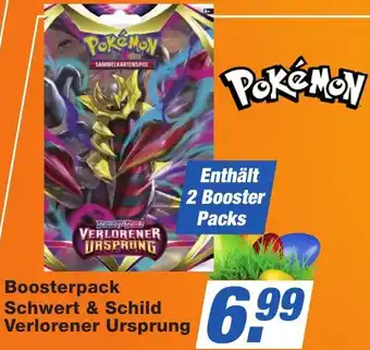 Expert Technomarkt Pokemon Boosterpack Schwert & Schild Verlorener Ursprung Angebot