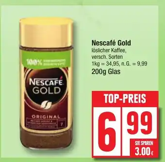 Edeka Nescafé Gold löslicher Kaffee, versch. Sorten 200g Angebot