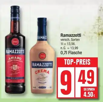 Edeka Ramazzotti versch. Sorten 0,71 Flasche Angebot