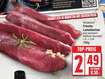 Edeka Frische Lammlachse 100g Angebot