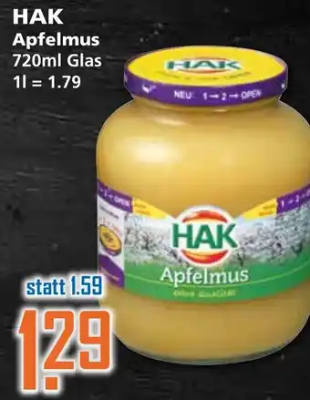 Klaas und Kock Hak Apfelmus 720ml Angebot