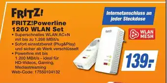 K+B Expert FRITZ!Powerline 1260 WLAN Set Angebot