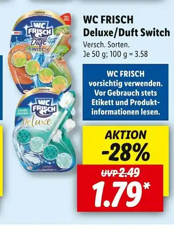 Lidl Wc frisch deluxe/duft switch Angebot