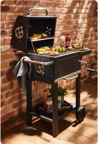 Aldi Nord ENDERS Holzkohle-Grillwagen Mason S Angebot