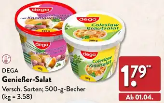 Aldi Nord DEGA Genießer-Salat 500 g Becher Angebot