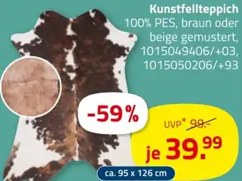 ROLLER Kunstfellteppich Angebot