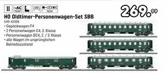 Spiele Max H0 Oldtimer-Personenwagen-Set SBB Angebot