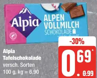 Marktkauf Alpia Tafelschokolade 100 g Angebot