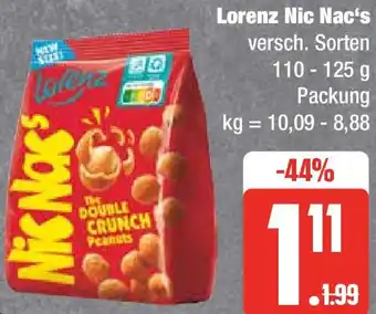 Marktkauf Lorenz Nic Nac's 110-125 g Packung Angebot