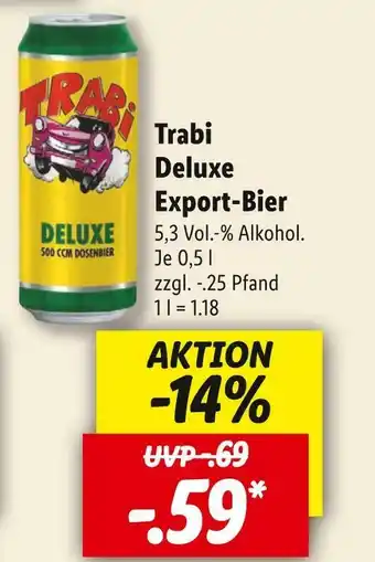 Lidl Trabi deluxe export-bier Angebot