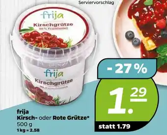 NETTO Frija kirsch- oder rote grütze Angebot