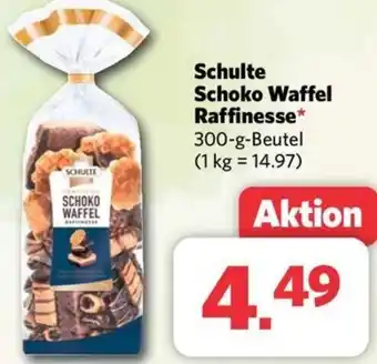 Combi Schulte Schoko Waffel Raffinesse 300 g Beutel Angebot