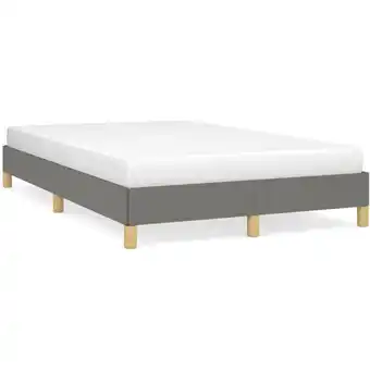 ManoMano Bettgestell für Erwachsenenbett,Bettrahmen Metallbett,Schlafzimmerbett Dunkelgrau 120x200 cm Stoff -Maison 99147 - Grau Angebot