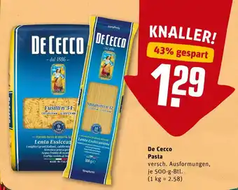 REWE De cecco pasta Angebot