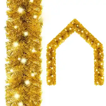 ManoMano Bonnevie - Weihnachtsgirlande mit led 20 m Golden vidaXL82869 Angebot