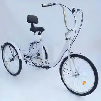 ManoMano Senderpick - 3-Rad-Fahrrad 24' 6 Gänge Erwachsene Trike Dreirad Fahrrad Fahrrad Pedal Fahrrad Fahrrad Fahrrad mit Korb Angebot