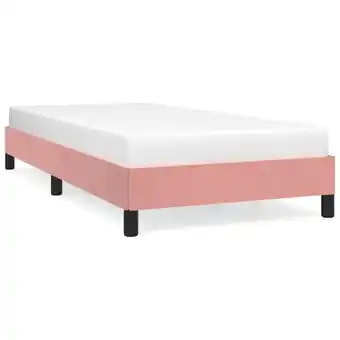 ManoMano Bettgestell für Erwachsenenbett,Bettrahmen Bettgestell Rosa 80x200 cm Samt -Maison 74993 - Rosa Angebot