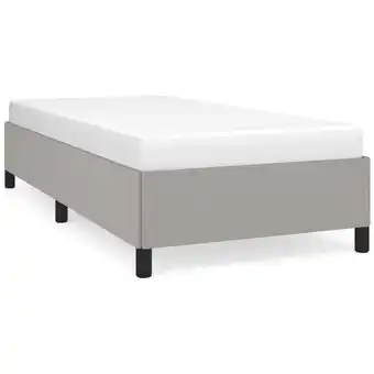 ManoMano Bettgestell für Erwachsenenbett,Bettrahmen Metallbett,Schlafzimmerbett Hellgrau 90x200 cm Stoff -Maison 85456 - Grau Angebot