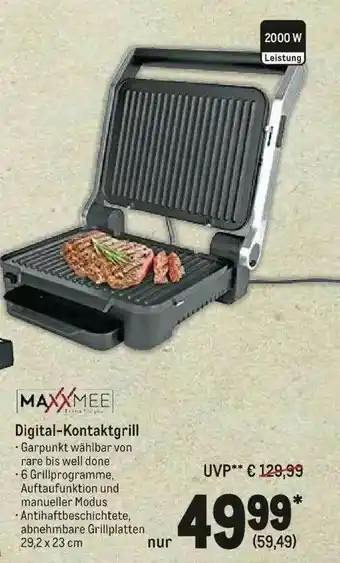 METRO Maxxmee Digital-kontaktgrill Angebot