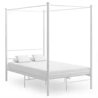 ManoMano Bonnevie - Himmelbett Weiß Metall 140x200 cm vidaXL228848 Angebot