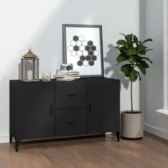 ManoMano Bonnevie - Sideboard,Kommode Schwarz 100x36x60 cm Holzwerkstoff vidaXL Angebot