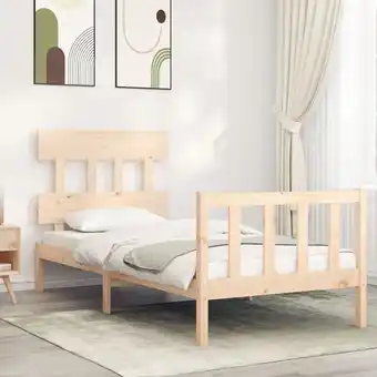 ManoMano Massivholzbett,Schlafzimmerbett mit Kopfteil vidaXL Angebot