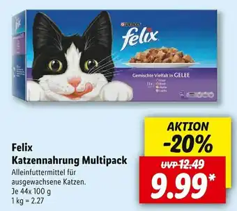 Lidl Felix katzennahrung multipack Angebot